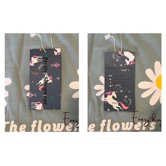 NWT Girl's Graphic T-Shirt. Cotton Poly blend. Daisy. Size Youth Medium - Picture 3 of 6